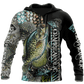 Collection Fishaholic Crappie Fishing Camo – 3D Hoodie