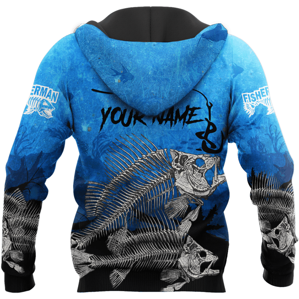Master Baiter Blue Fishing Graphic – 3D Hoodie