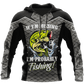 Bass Silver Sports Fishing Graphic – 3D Hoodie