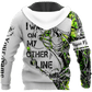 Custom Name On My Other Line Bass Fishing Tattoo Graphic – 3D Hoodie