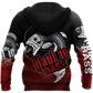 Haul In Bass Fishing Red Reaper Graphic – 3D Hoodie