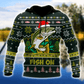 Trout Fishing Christmas Hat Graphic – 3D Hoodie