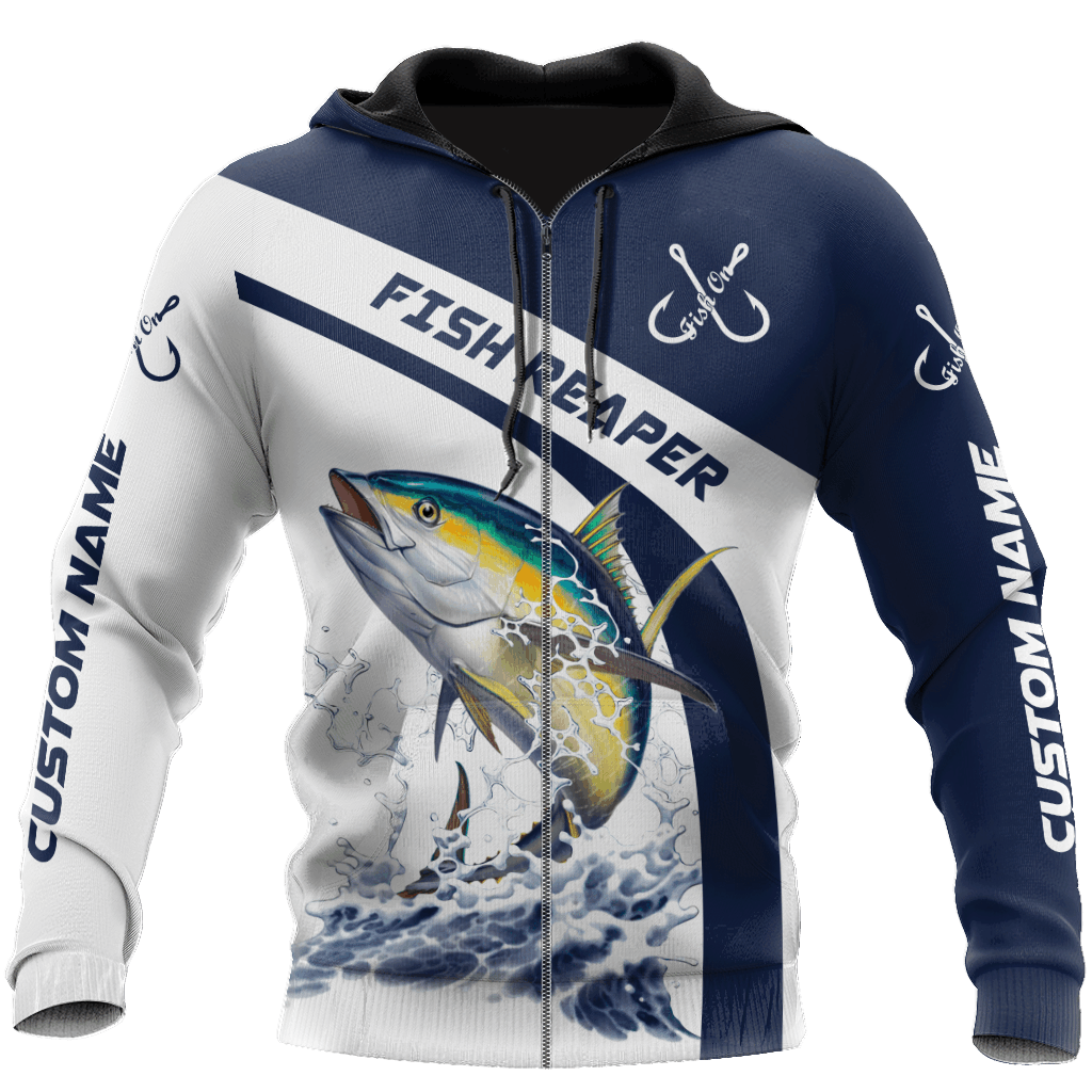Custom Name Tuna Fishing Graphic – 3D Hoodie