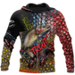 Trout Salmon Fishing Skin Camo Graphic – 3D Hoodie