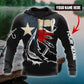 Collection Custom Name Hooked On Fishing Texas – 3D Hoodie