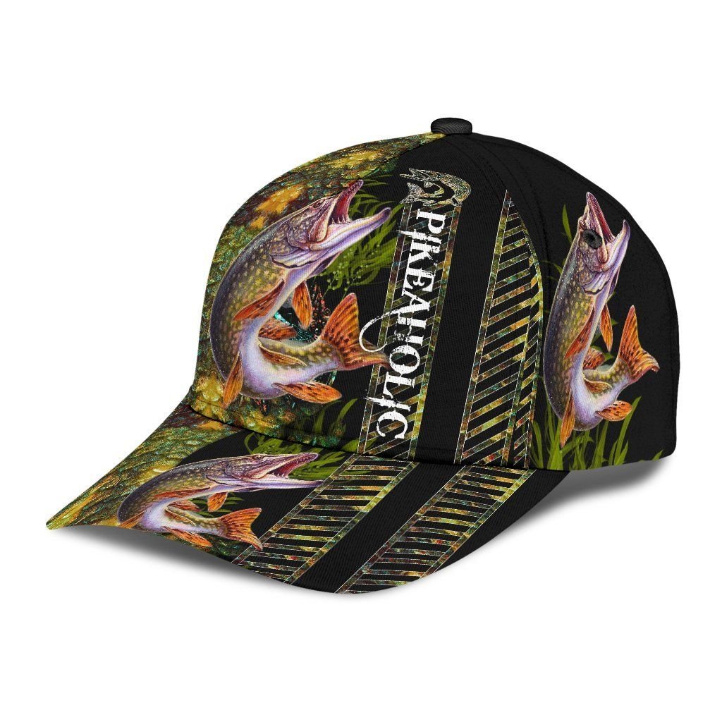 Northern Pike Fishing Hook 3D Design – Classic Cap