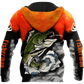 Fisherman Big Game Fishing Orange Graphic – 3D Hoodie