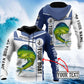 Custom Name Mahi Mahi Fishing Catch And Release Graphic – 3D Hoodie