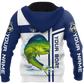 Custom Name Mahi Mahi Fishing Team Graphic – 3D Hoodie