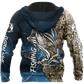 Bass Fishing Sport Blue Graphic – 3D Hoodie