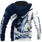 Custom Name Sailfish Fishing Graphic – 3D Hoodie