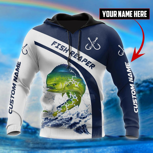 Collection Custom Name Mahi Mahi Fishing – 3D Hoodie