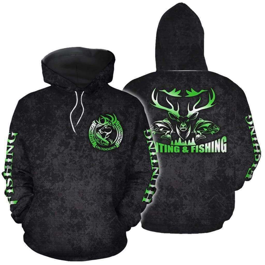 Fishing And Hunting Camo Graphic – 3D Hoodie