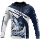 Custom Name Sailfish Fishing Graphic – 3D Hoodie