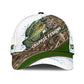 Custom Name Crappie Fishing Hook 3D Design – Classic Cap