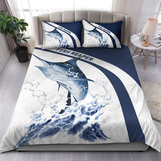 Marlin Fishing 3D Bedding Cover For Outdoor Lover Bedroom Decor