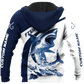 Custom Name Shark Fishing Graphic – 3D Hoodie