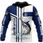 Custom Name Marlin Catch And Release Graphic – 3D Hoodie