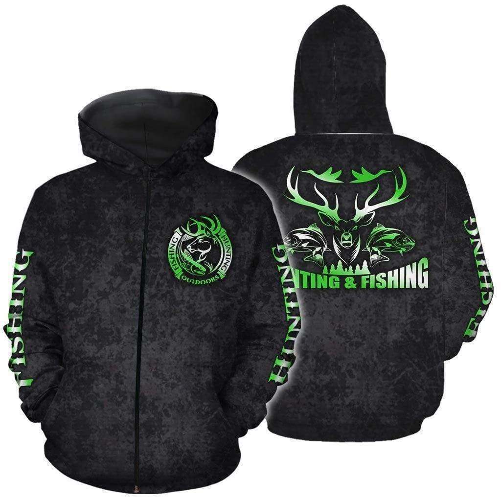 Fishing And Hunting Camo Graphic – 3D Hoodie