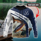 Custom Name Trout And Salmon Fishing Graphic – 3D Hoodie