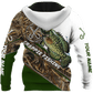 Custom Name Crappie Fishing Camo Graphic – 3D Hoodie