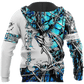 Bass Fishing Sport Blue Camo Tattoo Graphic – 3D Hoodie
