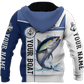 Custom Name Tuna Catch And Release Graphic – 3D Hoodie
