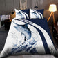 Marlin Fishing 3D Bedding Cover For Outdoor Lover Bedroom Decor