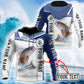 Custom Name Redfish Fishing Catch And Release Graphic – 3D Hoodie