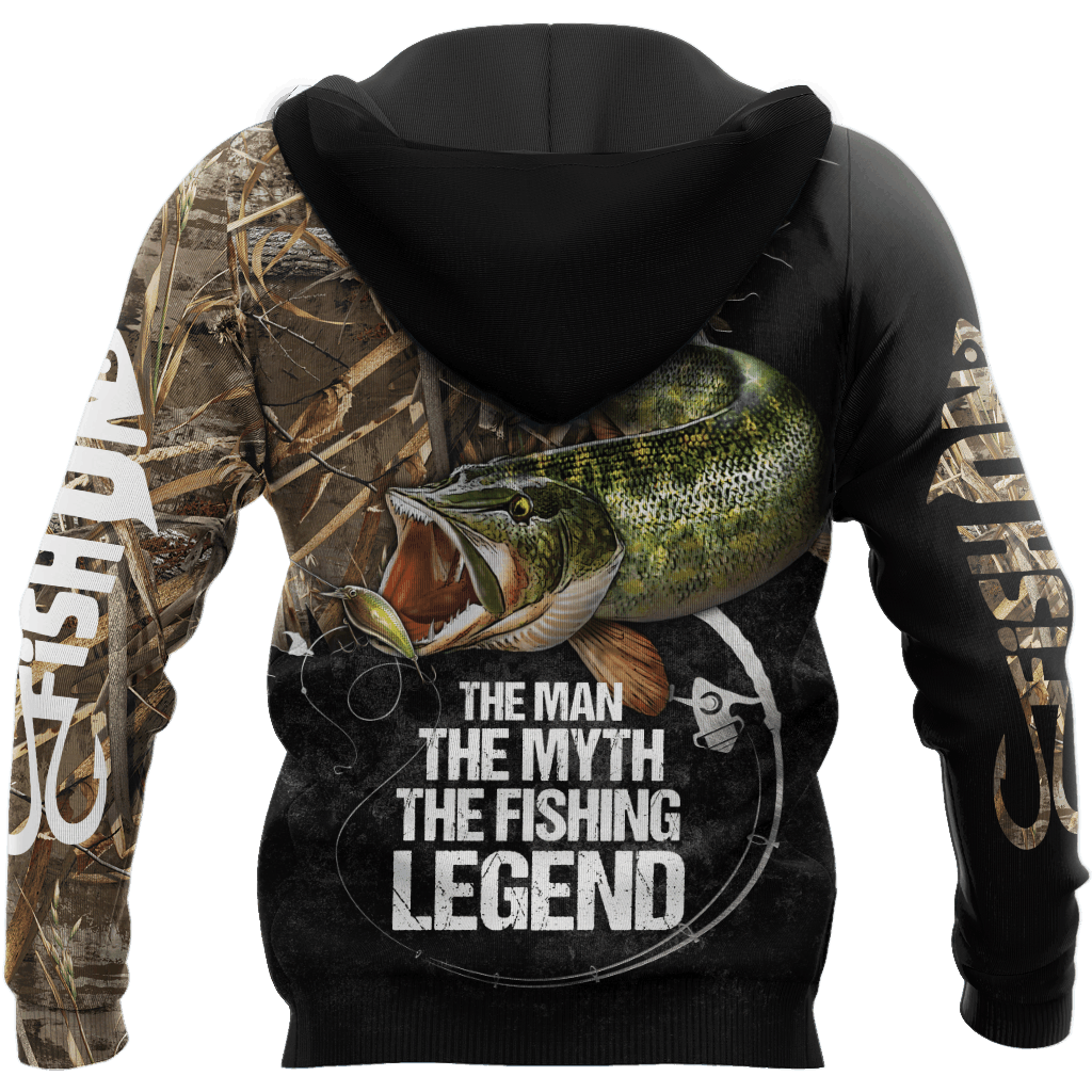 Collection Northern Pike Fishing Legend Muddy Camo – 3D Hoodie