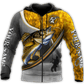 Custom Name Walleye Fishing Fisherman Camo Graphic – 3D Hoodie
