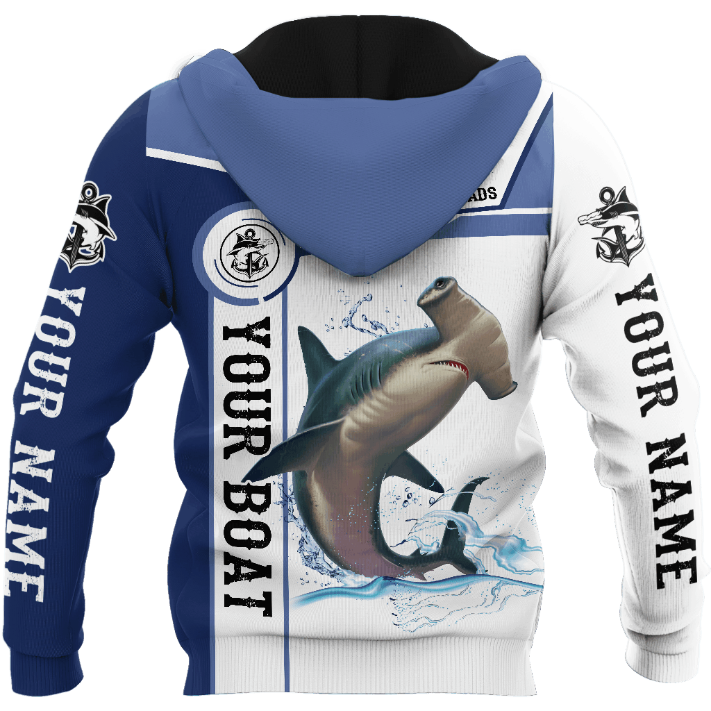 Hammerhead Shark Fishing Team Catch And Release Graphic – 3D Hoodie