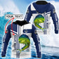 Custom Name Mahi Mahi Fishing Team Graphic – 3D Hoodie
