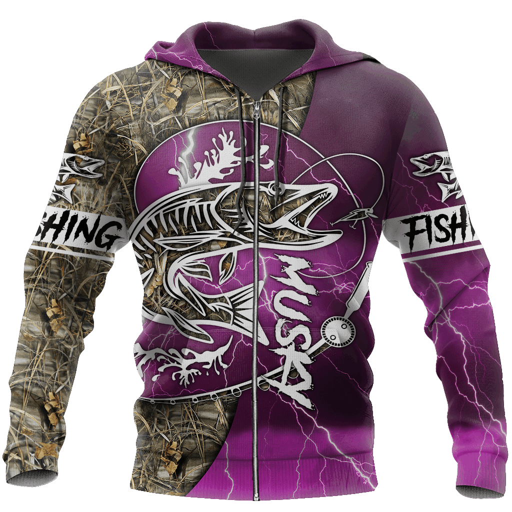 Collection Musky Fishing Hook Up Country Girl – 3D Hoodie