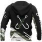 Bass Fishing Camo Graphic – 3D Hoodie