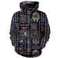 Collection Egyptian Hieroglyphs And Deities Art – 3D Hoodie