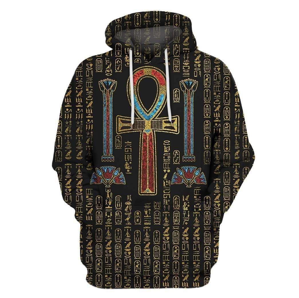 Collection Egyptian Ankh Cross Art – 3D Hoodie
