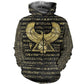 Collection Eye Of Horus And Hieroglyphs Art – 3D Hoodie