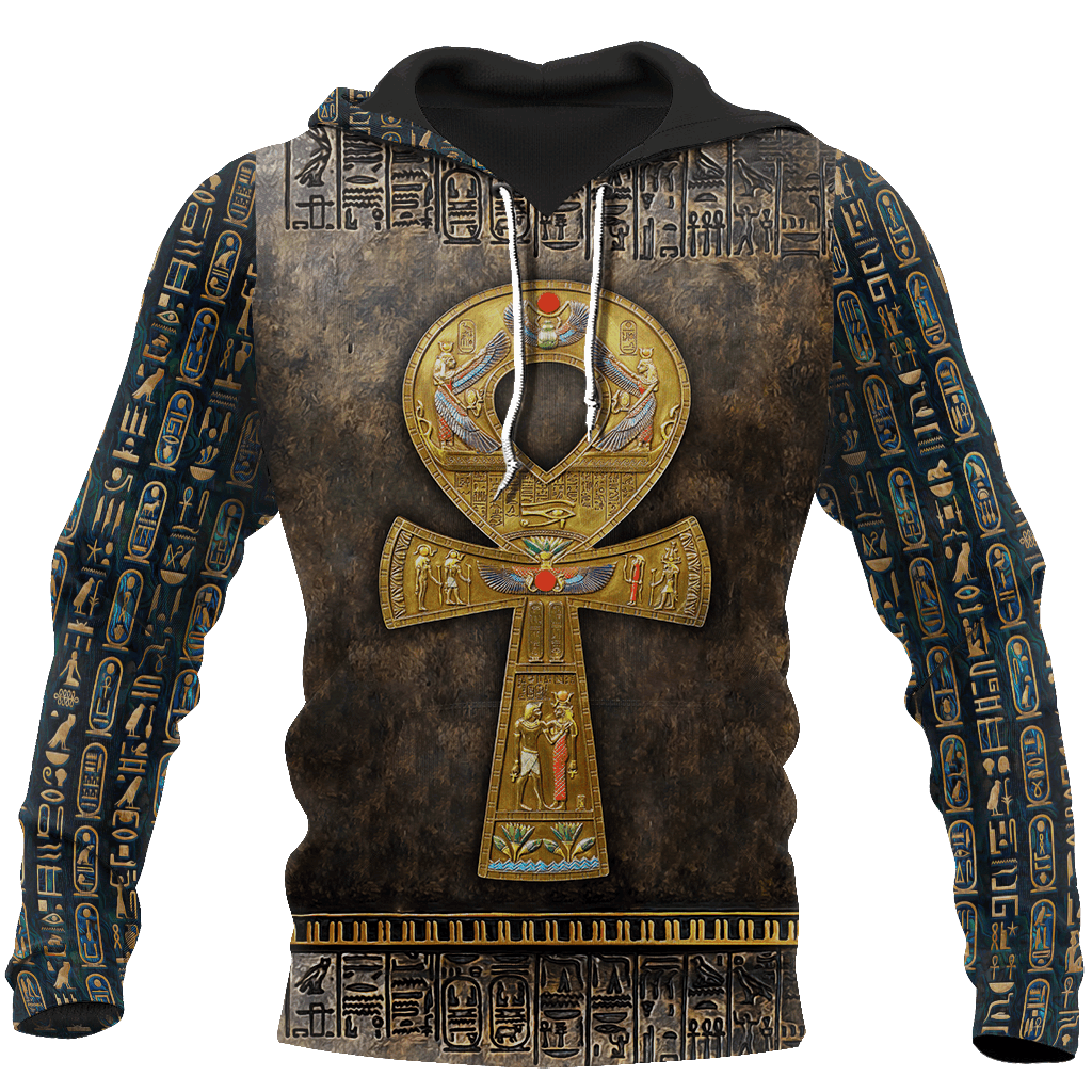 Collection Ancient Egypt Ankh Art – 3D Hoodie