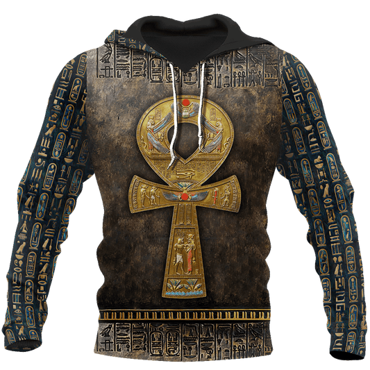 Collection Ancient Egypt Ankh Art – 3D Hoodie