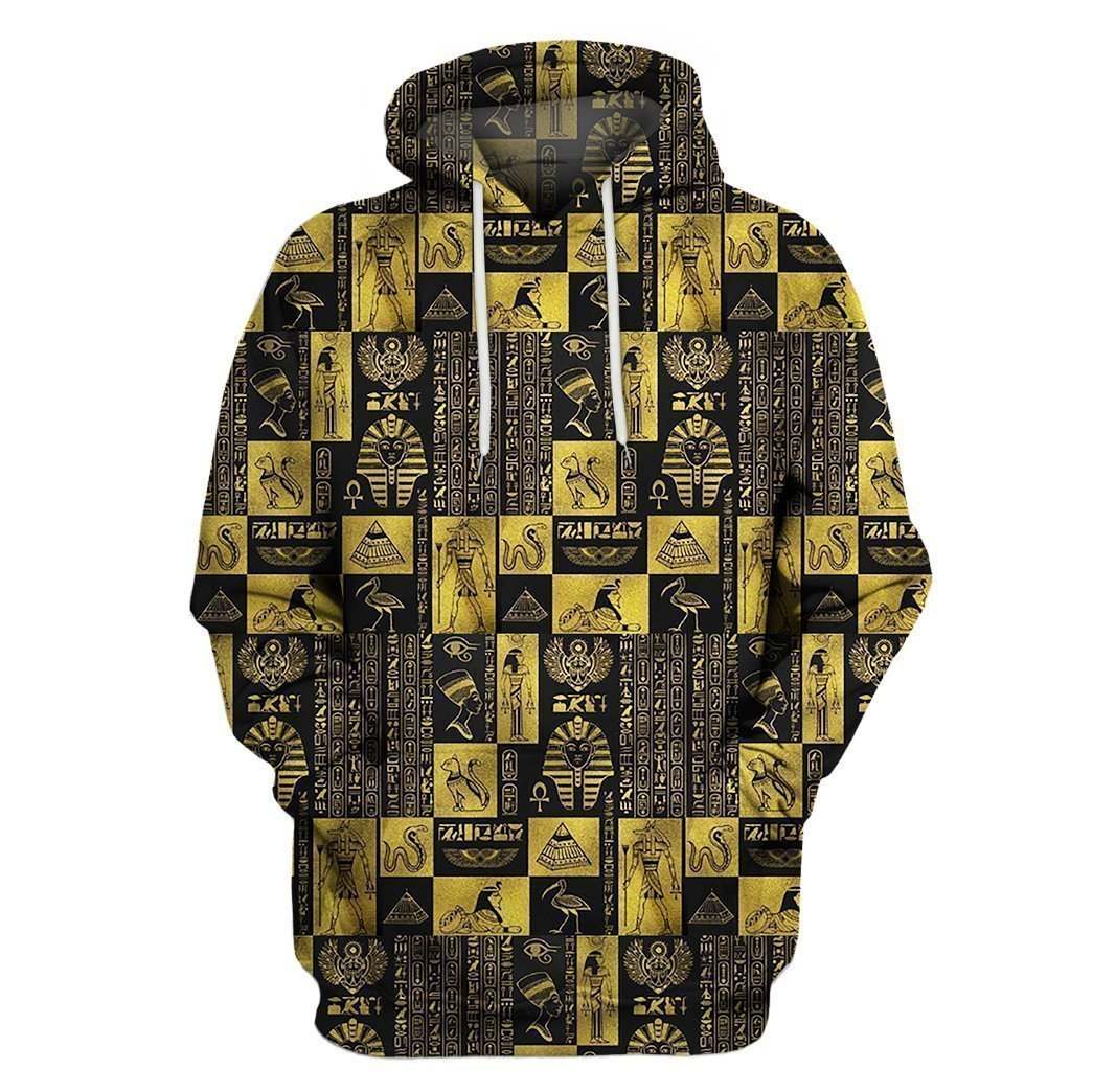 Collection Egyptian Gods And Symbols Art – 3D Hoodie