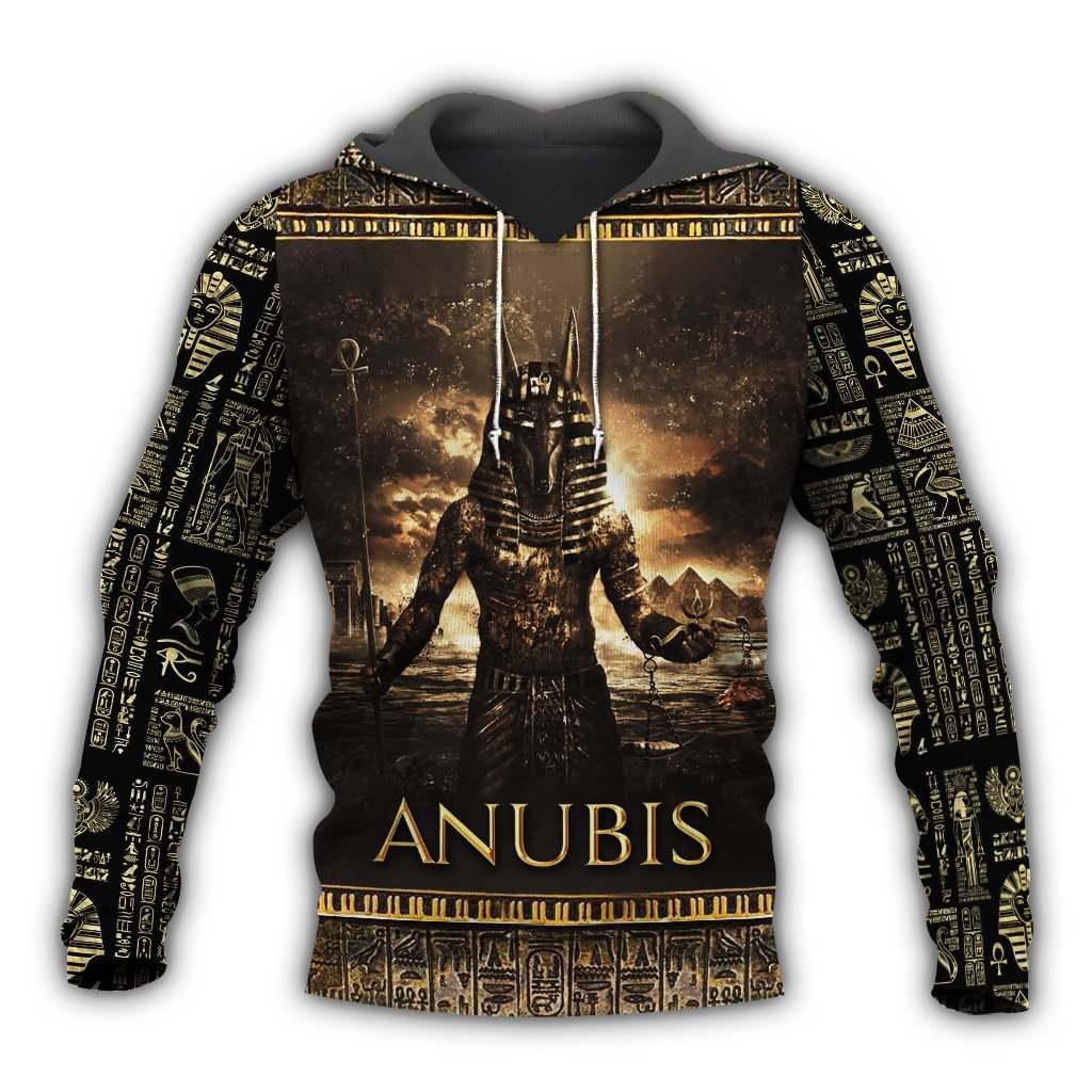 Collection Ancient Egypt Anubis Art – 3D Hoodie