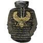 Collection Eye Of Horus And Hieroglyphs Art – 3D Hoodie
