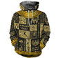 Collection Egyptian Gods And Symbols Art – 3D Hoodie