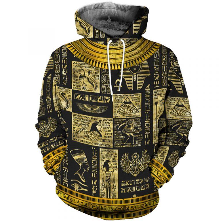 Collection Egyptian Gods And Symbols Art – 3D Hoodie