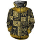 Collection Egyptian Gods And Symbols Art – 3D Hoodie