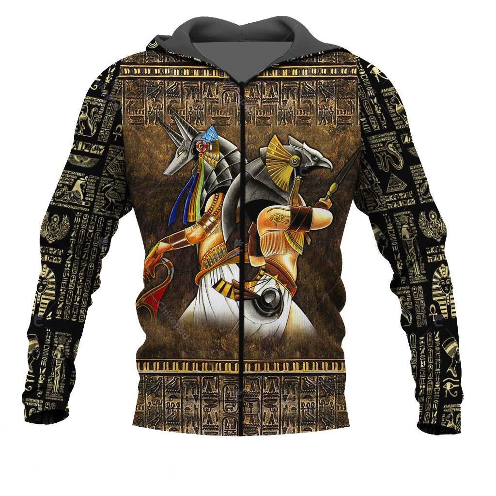 Collection Ancient Egypt Anubis Art – 3D Hoodie