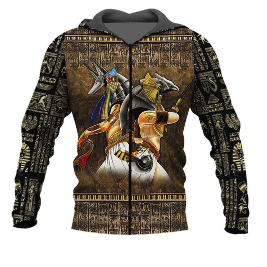 Collection Ancient Egypt Anubis Art – 3D Hoodie