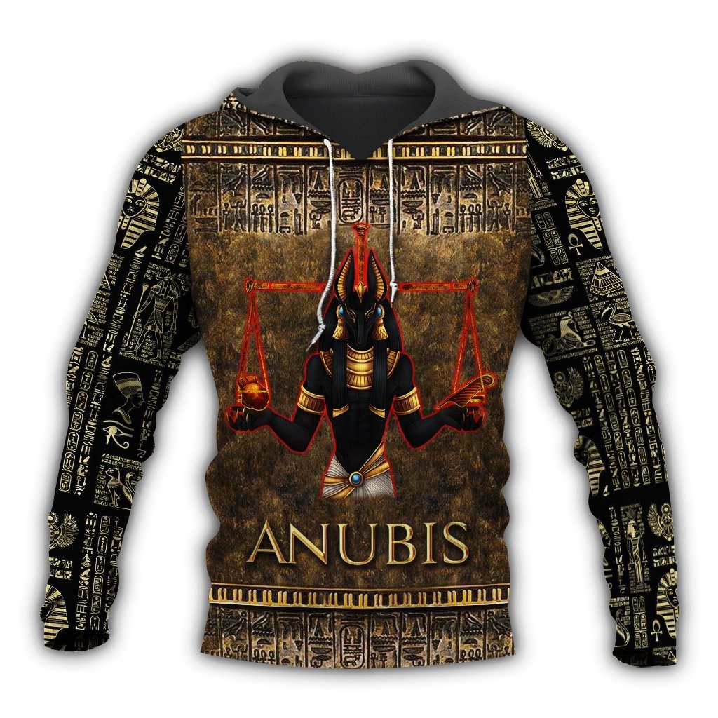 Collection Ancient Egypt Anubis Design – 3D Hoodie