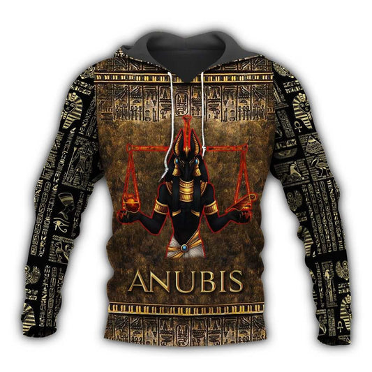 Collection Ancient Egypt Anubis Design – 3D Hoodie